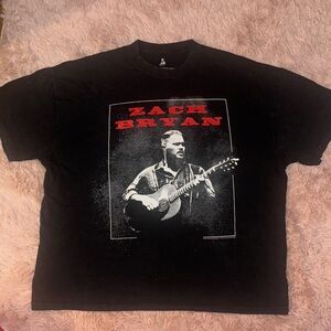 Zach Bryan Quittin’ Time Tour T-Shirt Black  2XL (2024)
